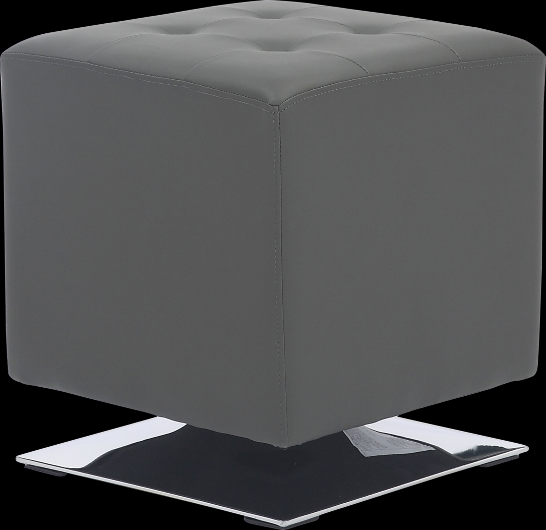 Myasor I Gray Accent Ottoman - Thumbnail - Image 3