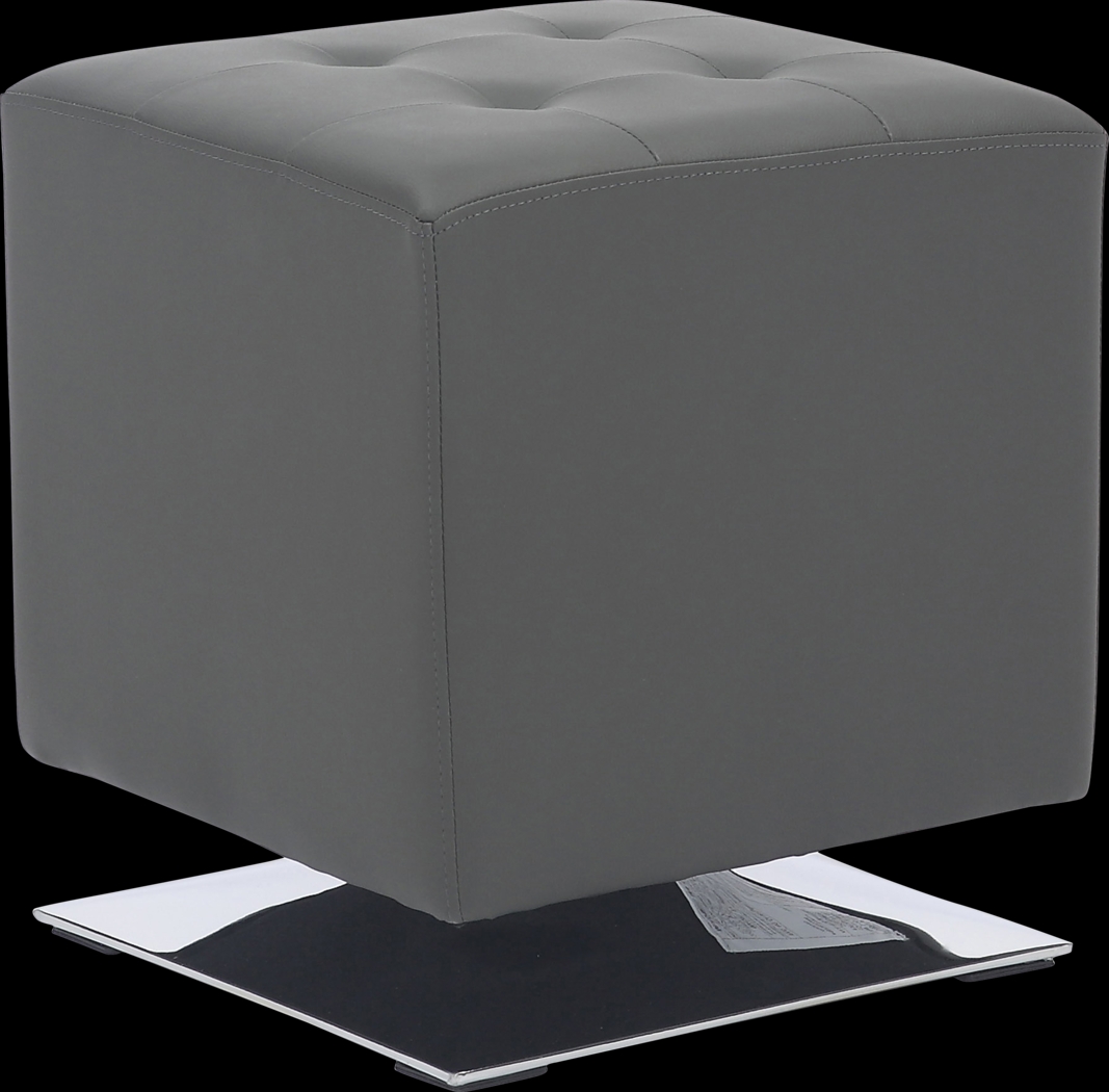 Myasor I Gray Accent Ottoman - Thumbnail - Image 1