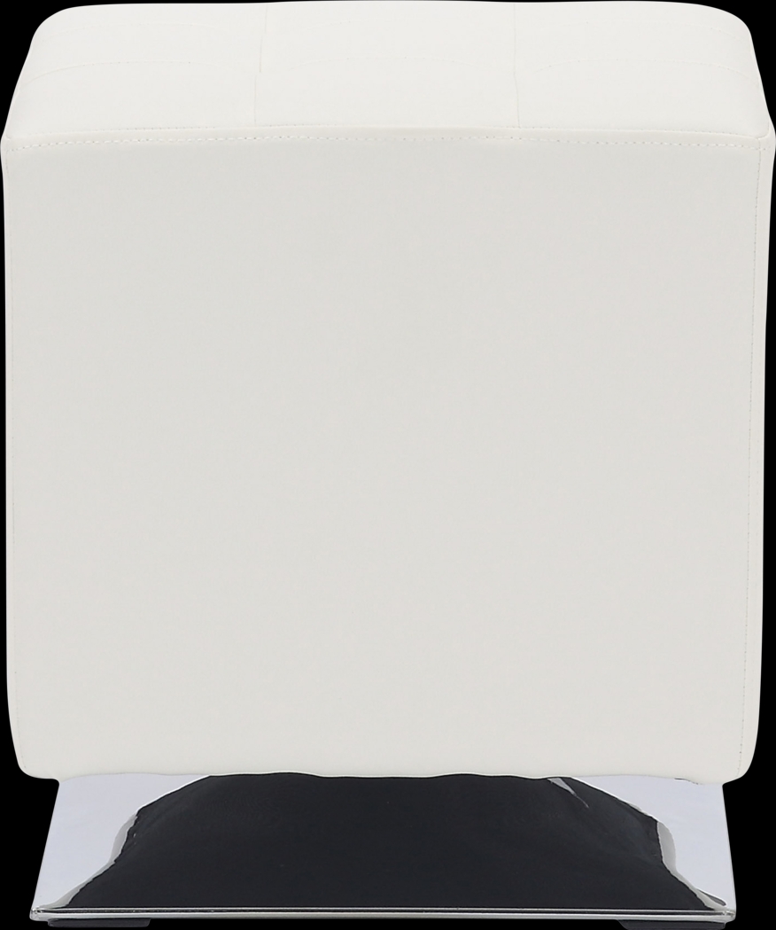 Myasor I White Accent Ottoman - Thumbnail - Image 2