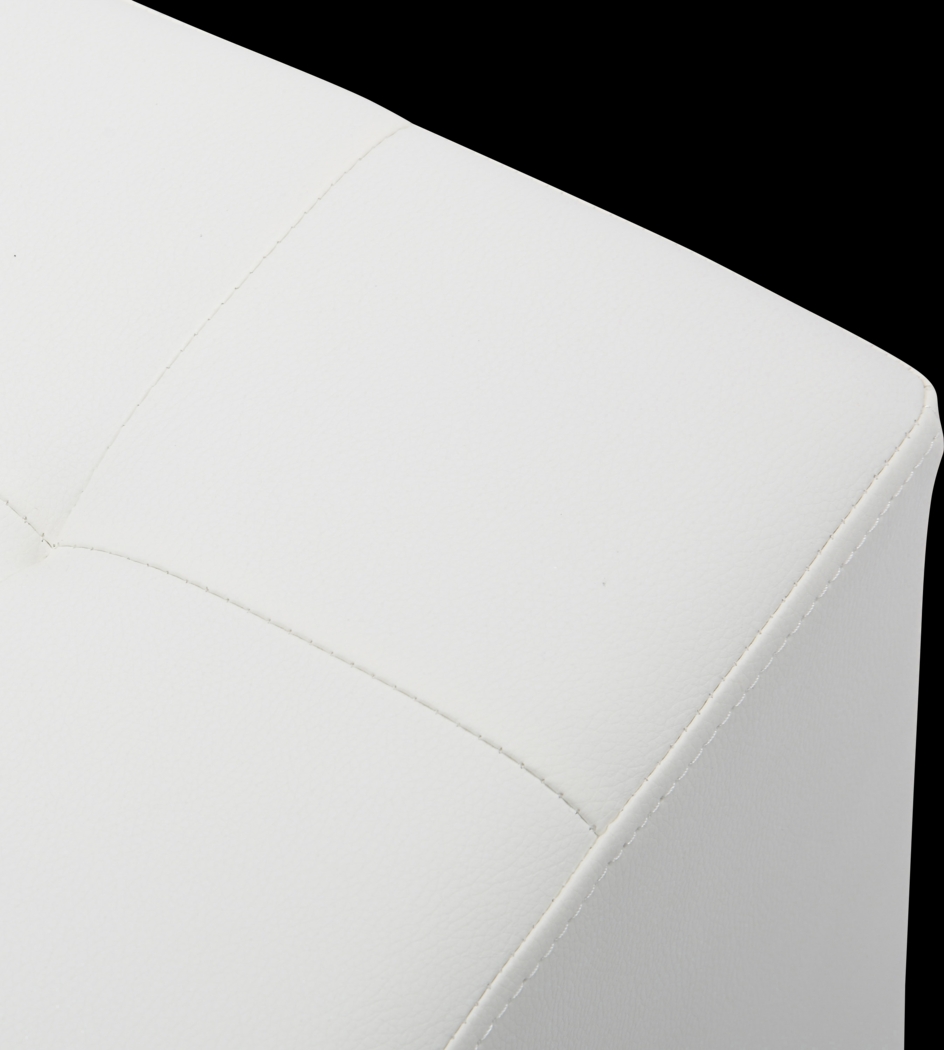 Myasor I White Accent Ottoman - Thumbnail - Image 4