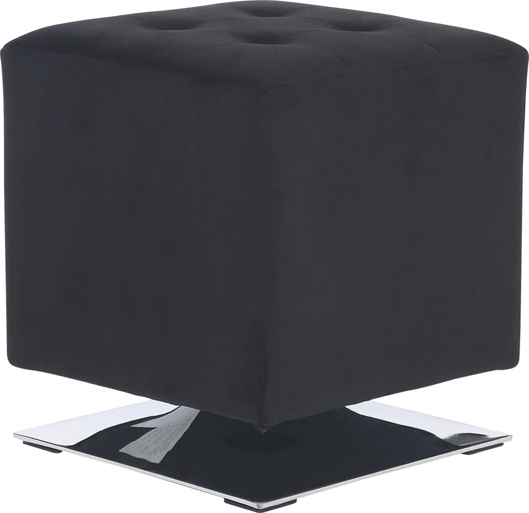 Myasor II Black Accent Ottoman - Thumbnail - Image 1