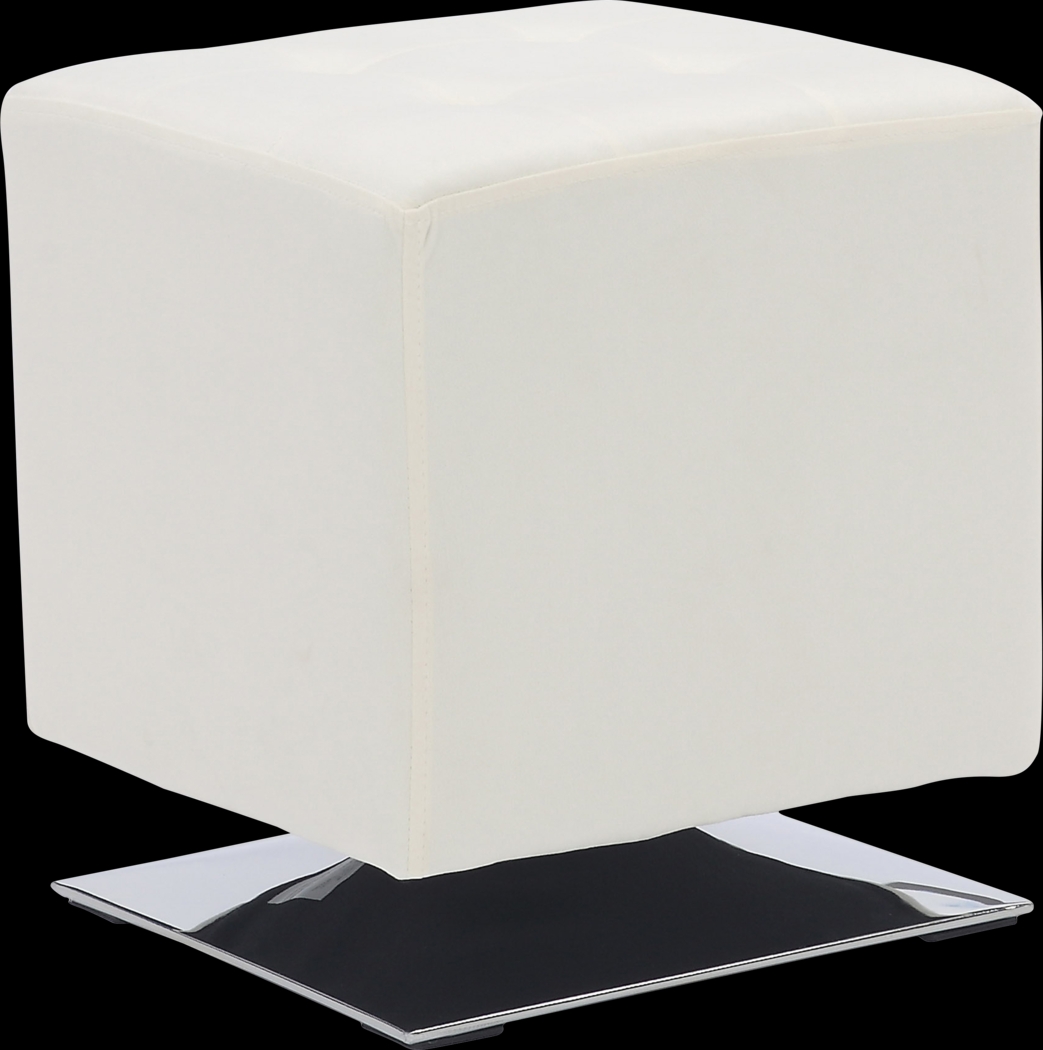 Myasor II Cream Accent Ottoman - Thumbnail - Image 1