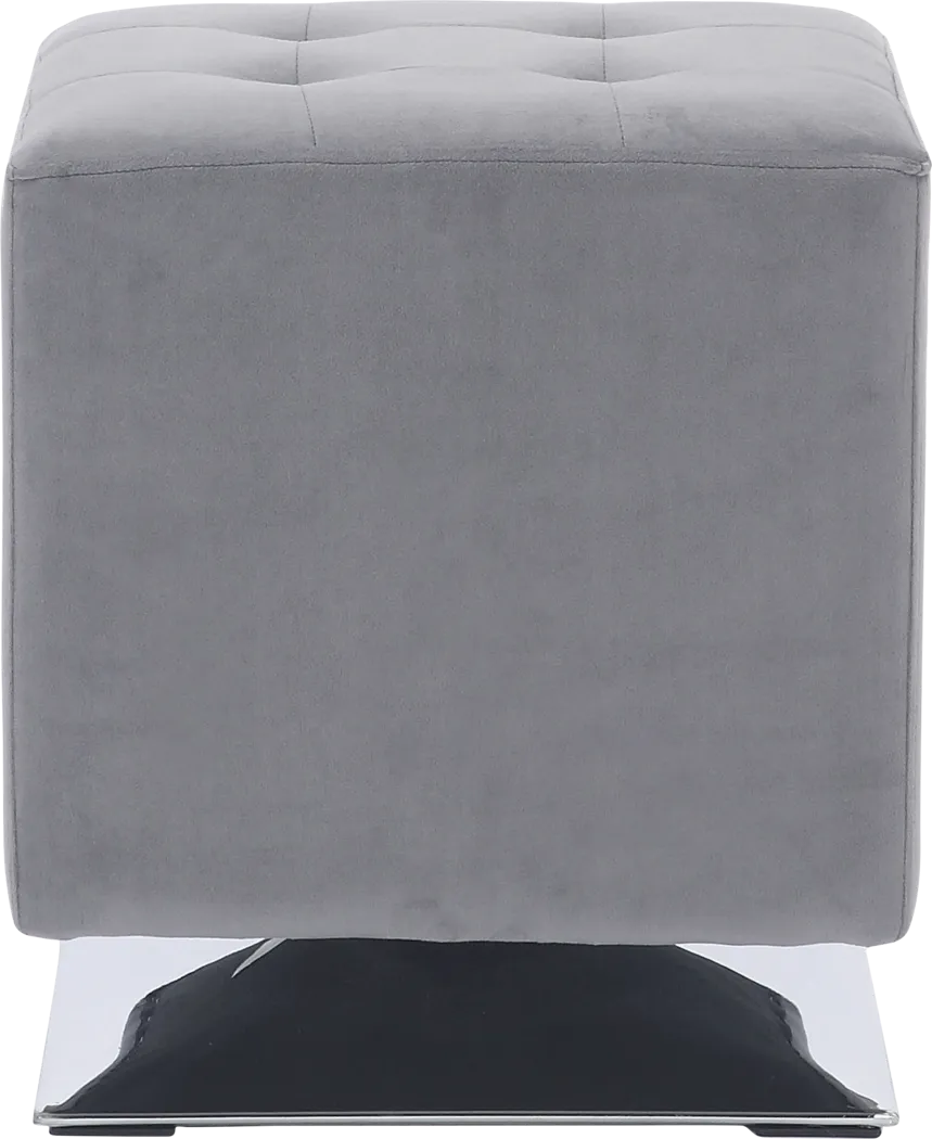 Myasor II Gray Accent Ottoman - Thumbnail - Image 2