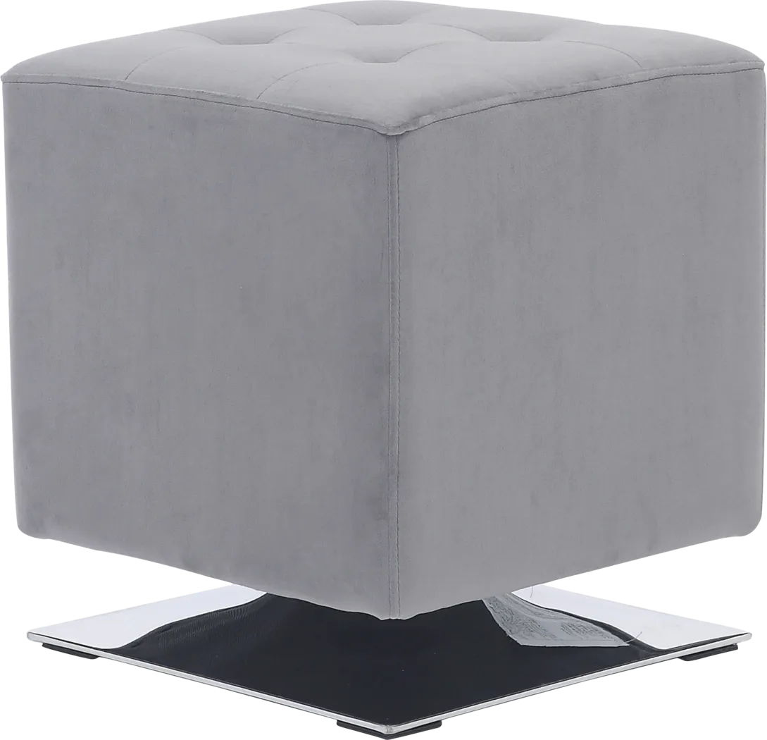 Myasor II Gray Accent Ottoman - Thumbnail - Image 3