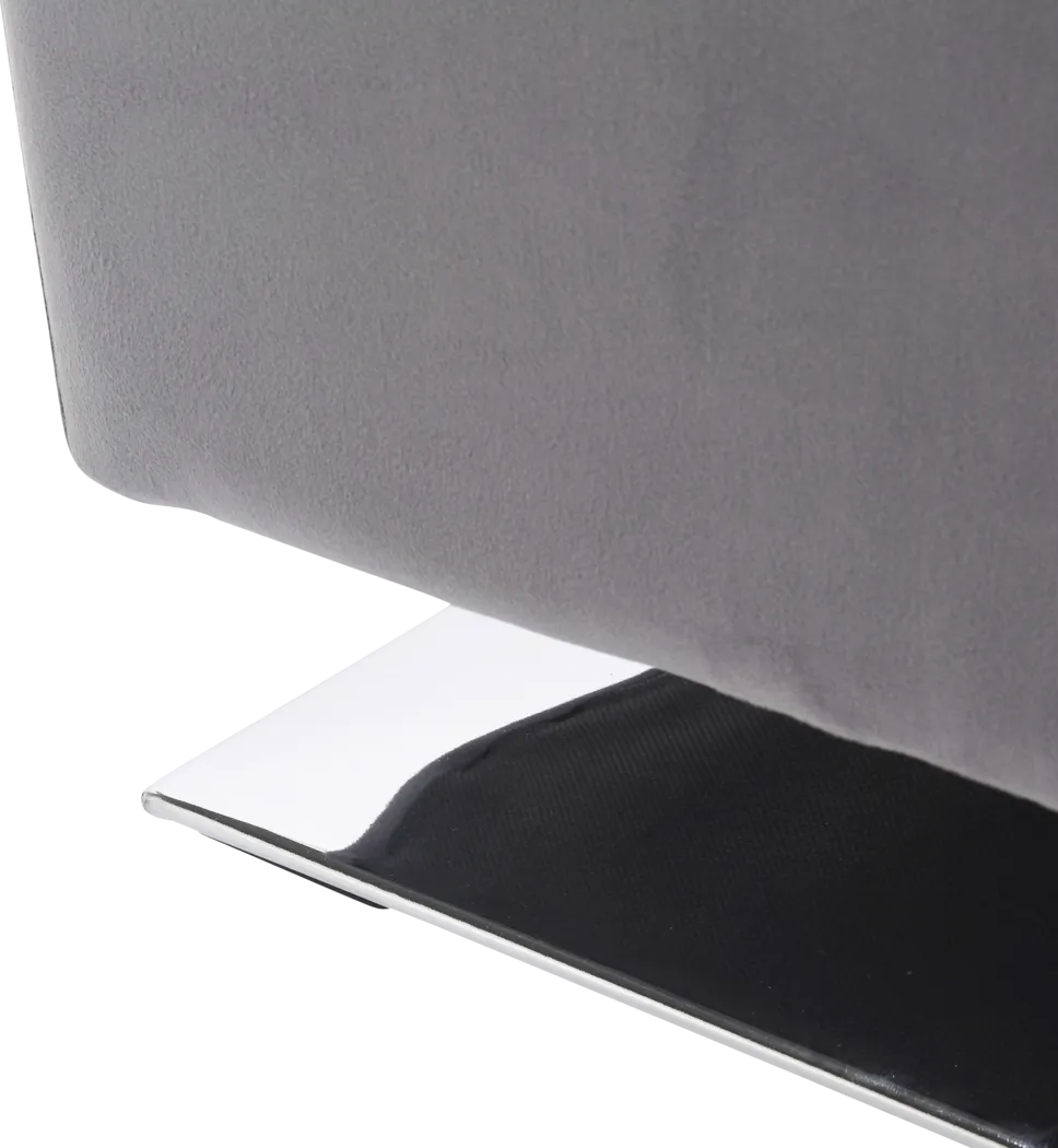 Myasor II Gray Accent Ottoman - Thumbnail - Image 6