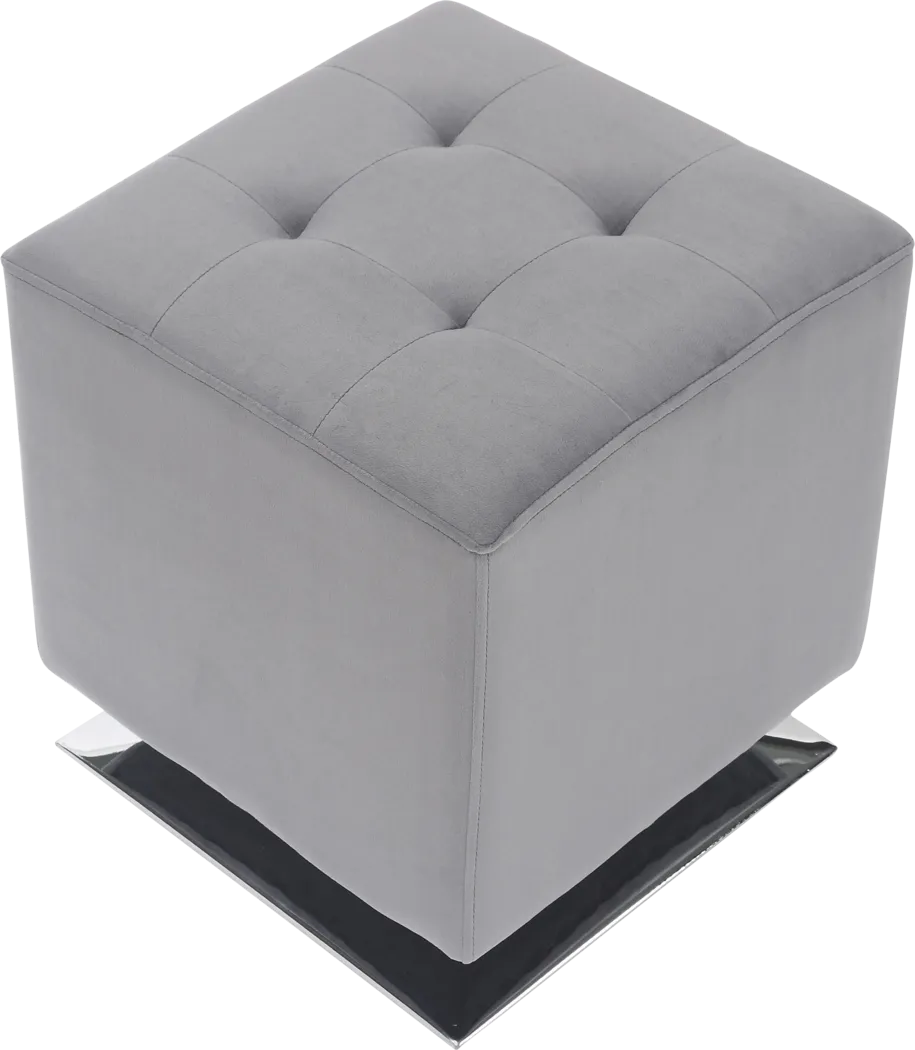 Myasor II Gray Accent Ottoman - Thumbnail - Image 7