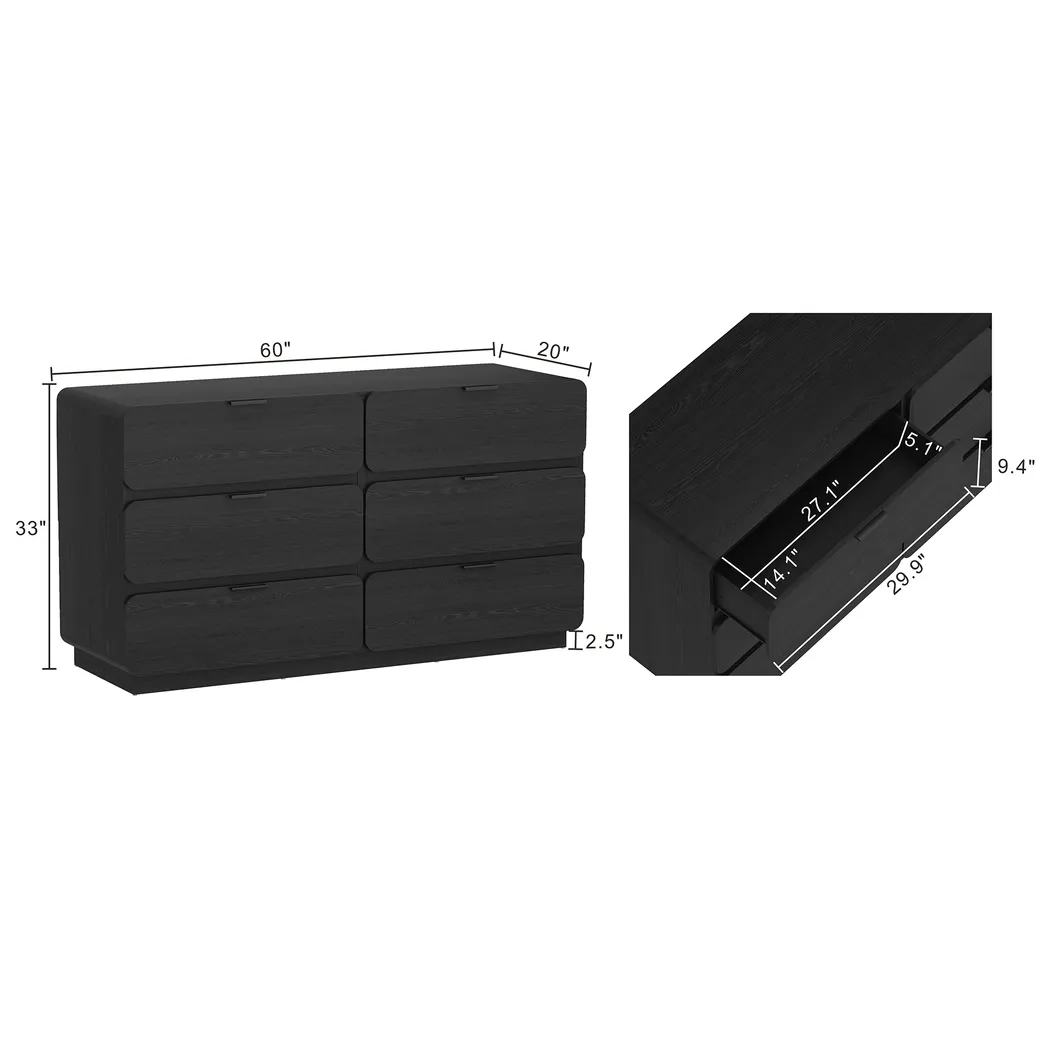 Mydi Black Dresser - Thumbnail - Image 6