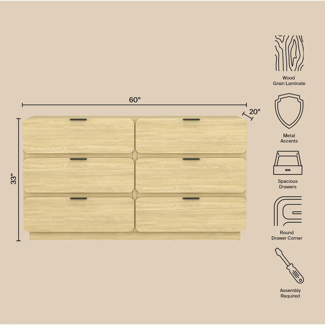 Mydi Brown Dresser - Thumbnail - Image 4