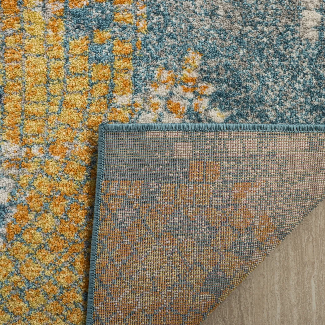 Myers Landing Blue 5'1 x 7'6 Rug - Image 3
