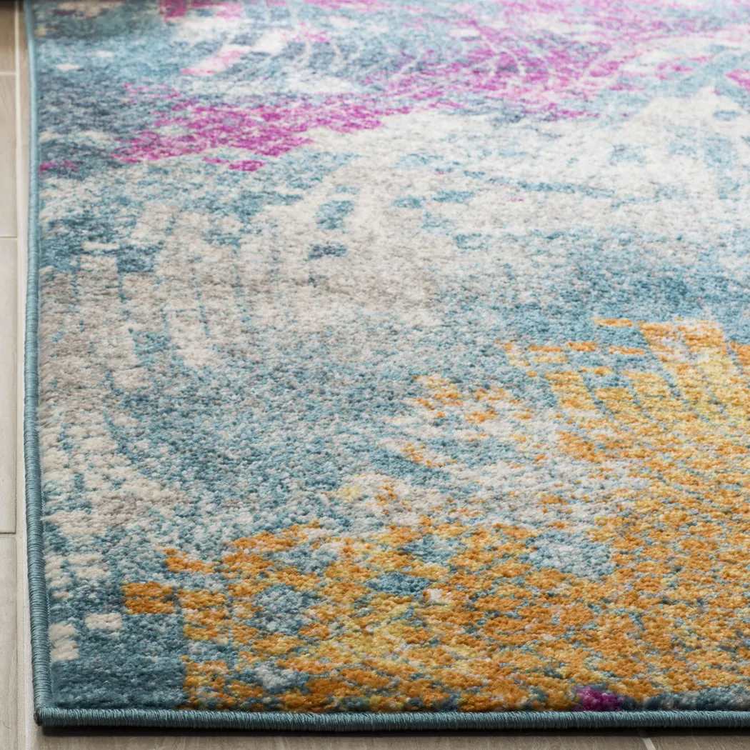 Myers Landing Blue 5'1 x 7'6 Rug - Image 4
