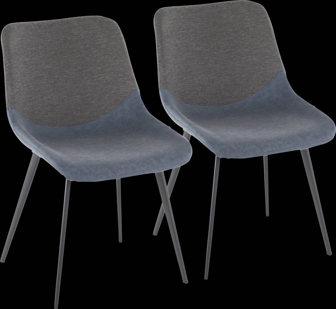 Myerston Blue Dining Chair, Set of 2 - Thumbnail - Image 1