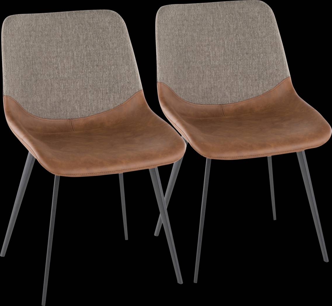 Myerston Brown Dining Chair, Set of 2 - Thumbnail - Image 1