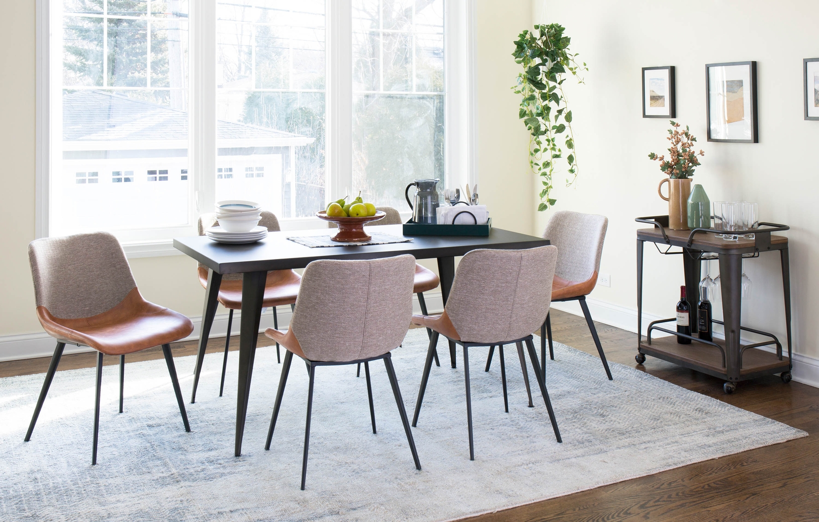 Myerston Gray Dining Chair, Set of 2 - Thumbnail - Image 4