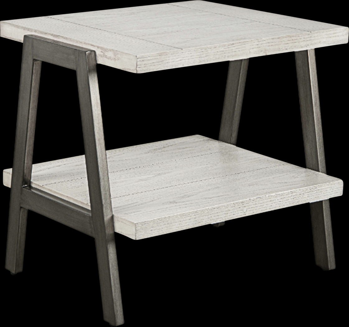 Myha Beige End Table - Thumbnail - Image 1