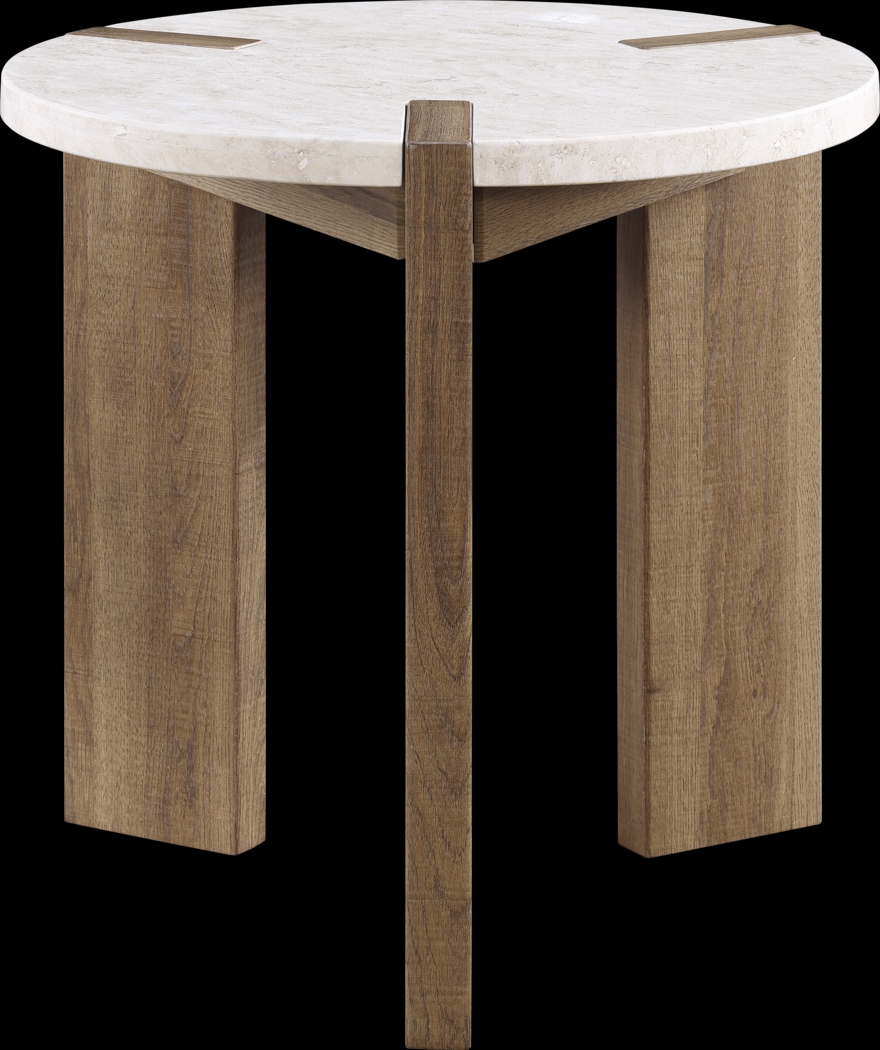 Mykonos Brown End Table - Thumbnail - Image 1