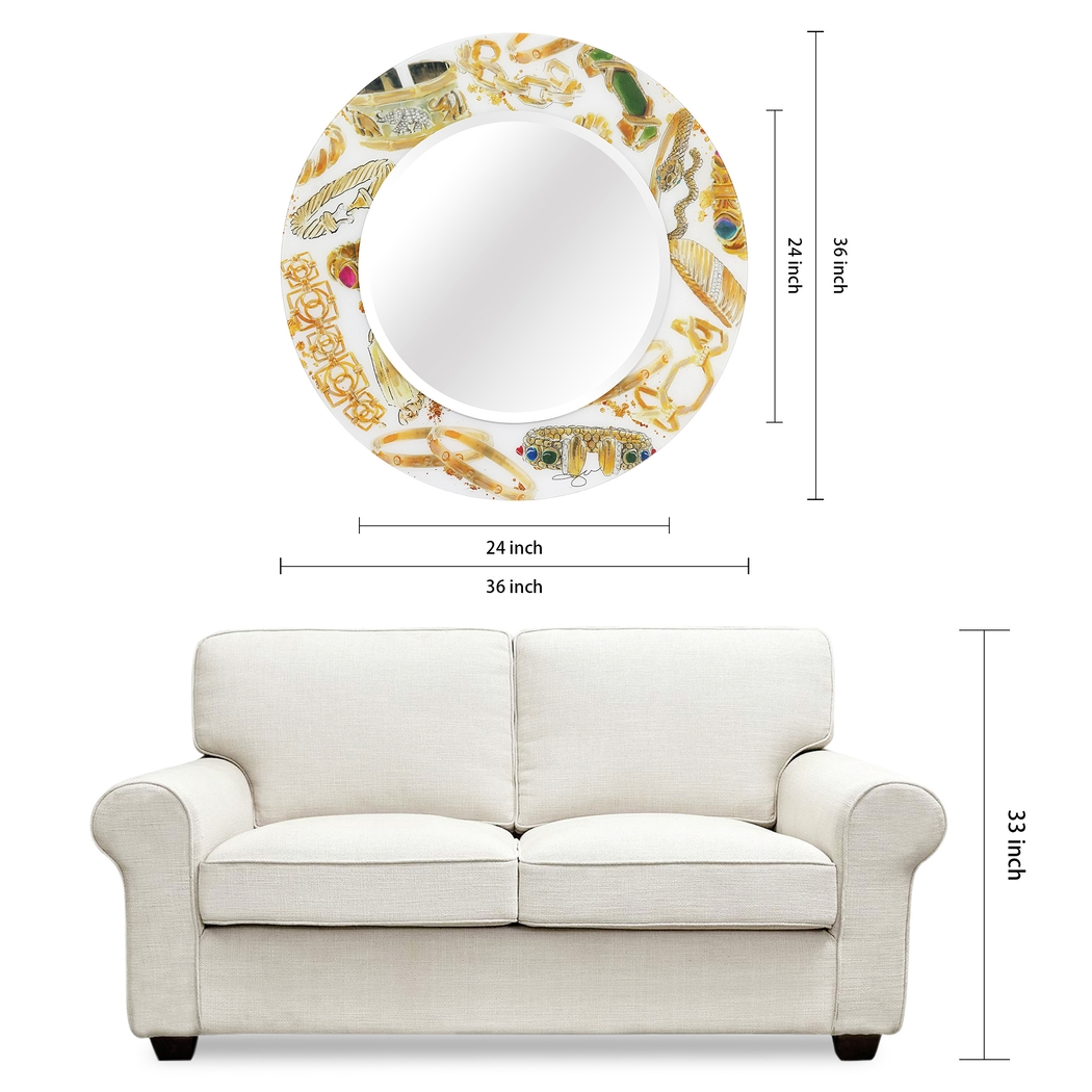 Myla Gold Mirror - Thumbnail - Image 7