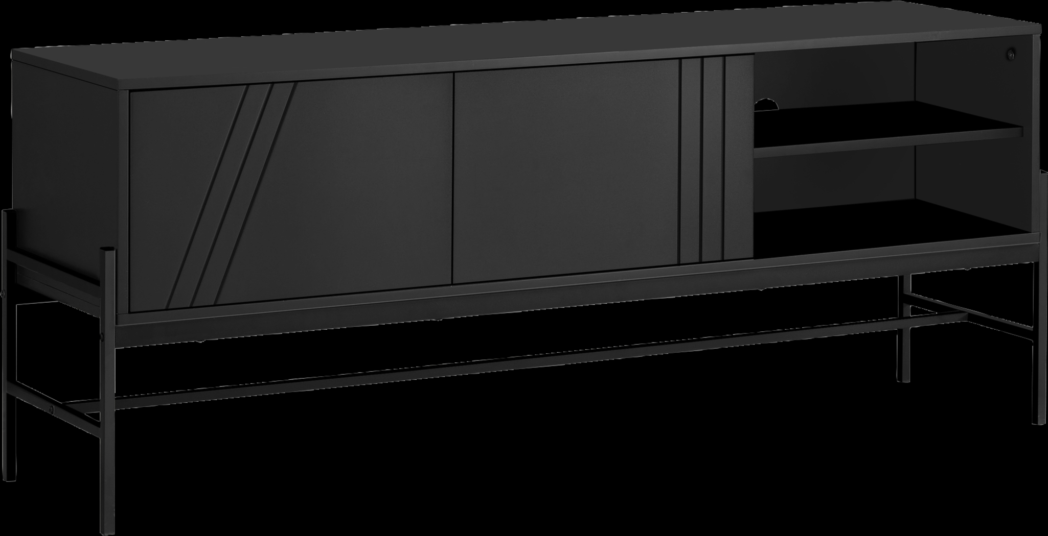 Myleen Black 59 in. Console - Thumbnail - Image 1