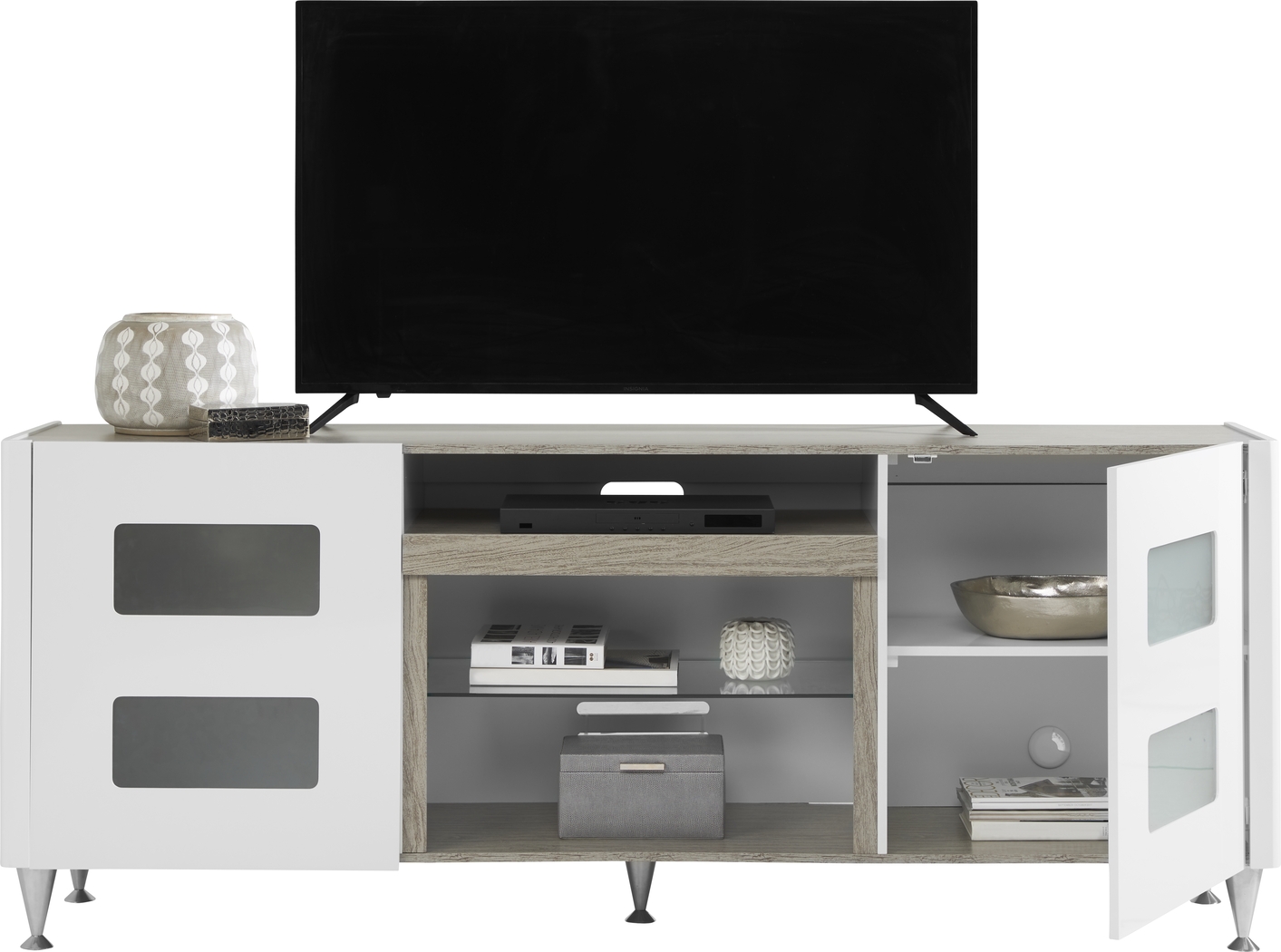 Mylo White 80 in. Console - Thumbnail - Image 4