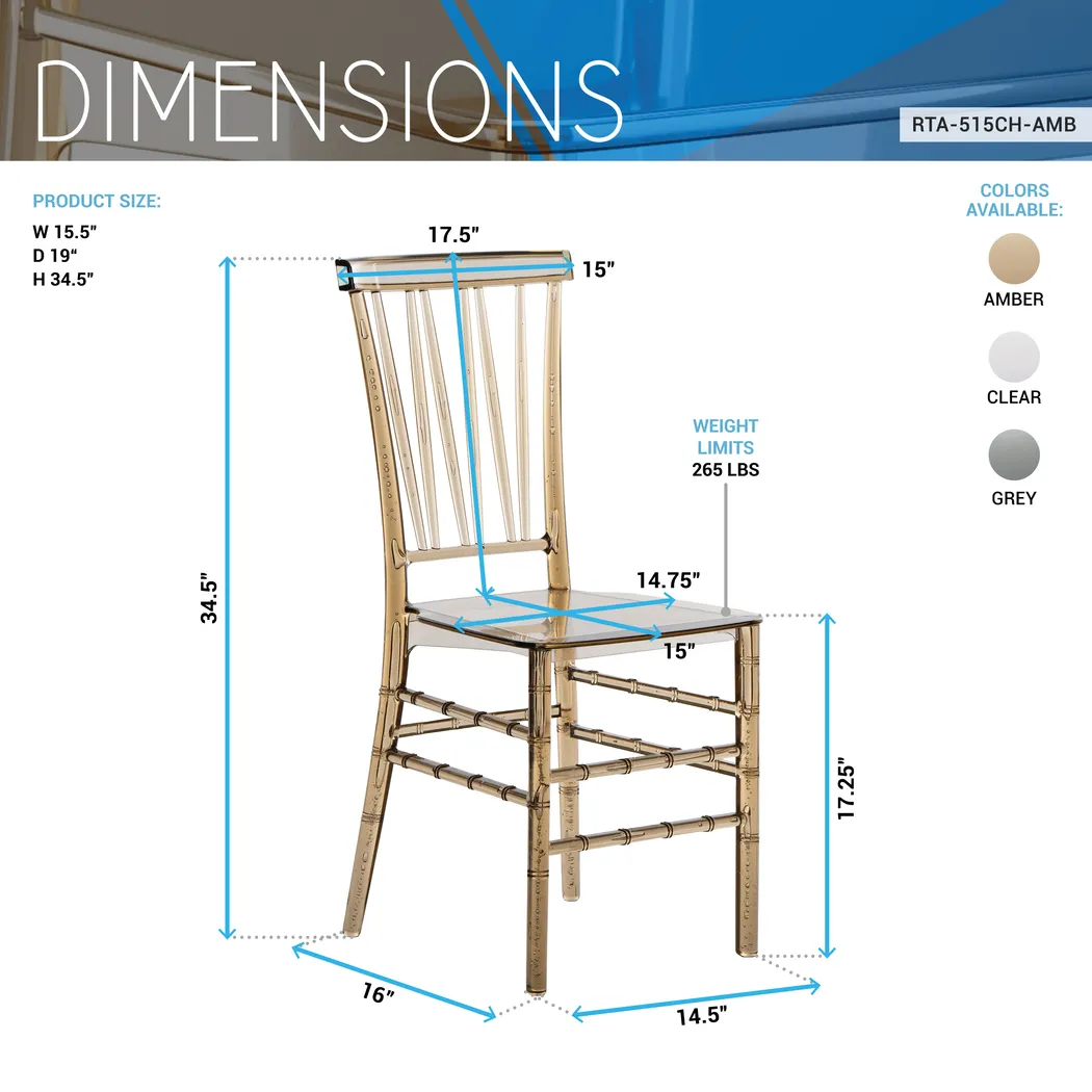 Myloxi Amber Dining Chair, Set of 4 - Thumbnail - Image 4