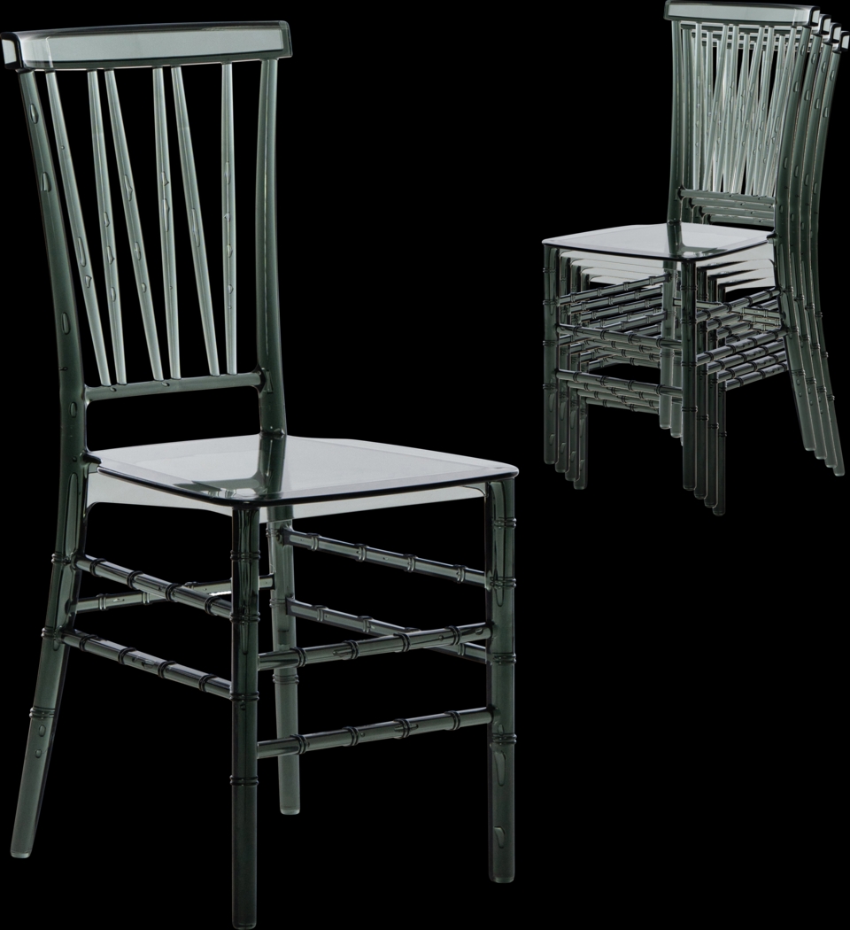 Myloxi Gray Dining Chair, Set of 4 - Thumbnail - Image 8