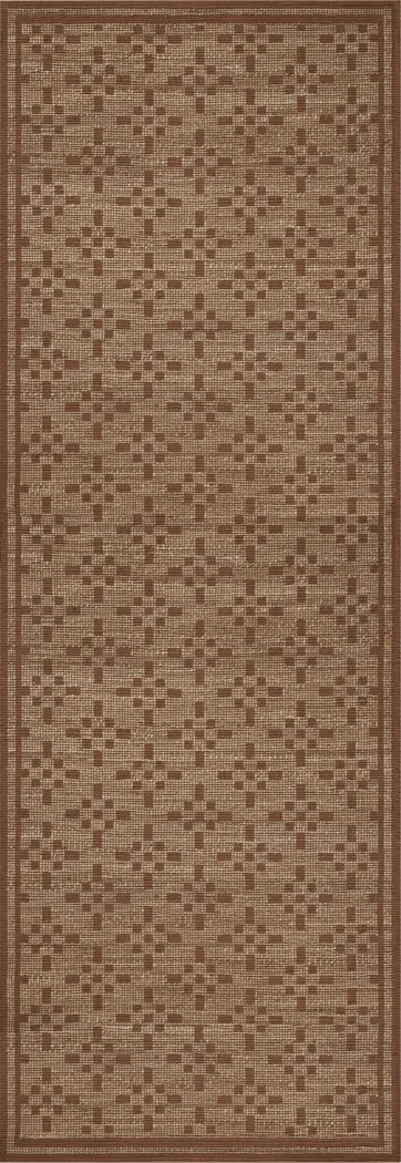 Myra Rust 2'6 x 7'6 Runner Rug - Thumbnail - Image 1