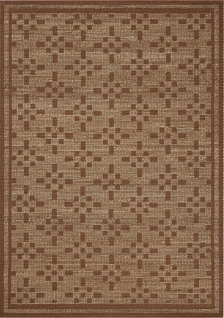 Myra Rust 7'9" x 9'9" Rug - Thumbnail - Image 1
