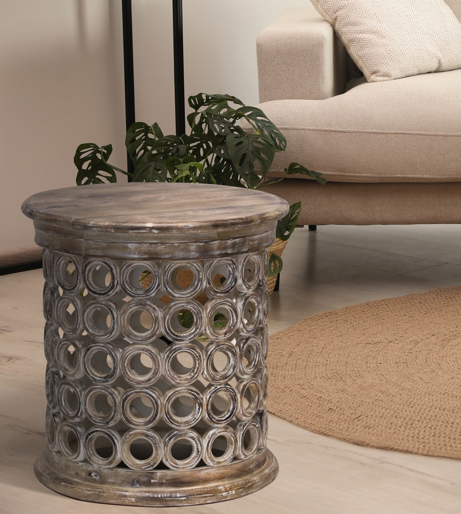 Myres Brown Accent Table - Thumbnail - Image 2