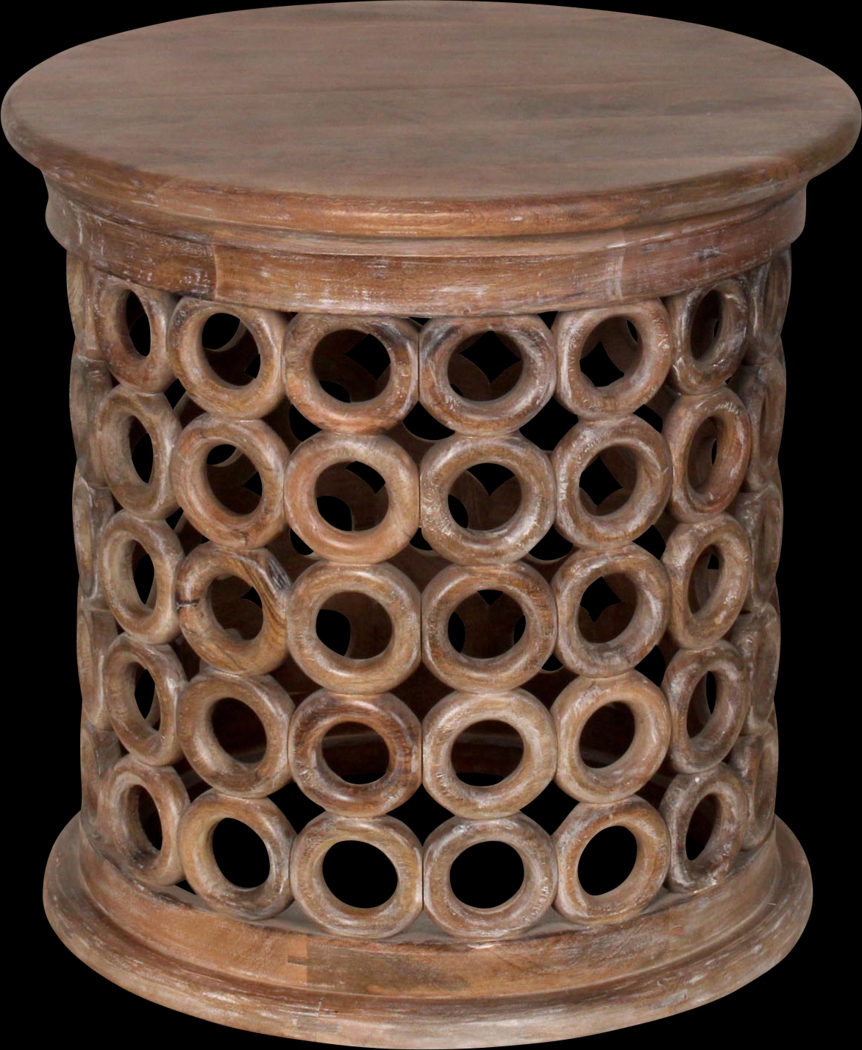 Myres Brown Accent Table - Thumbnail - Image 3
