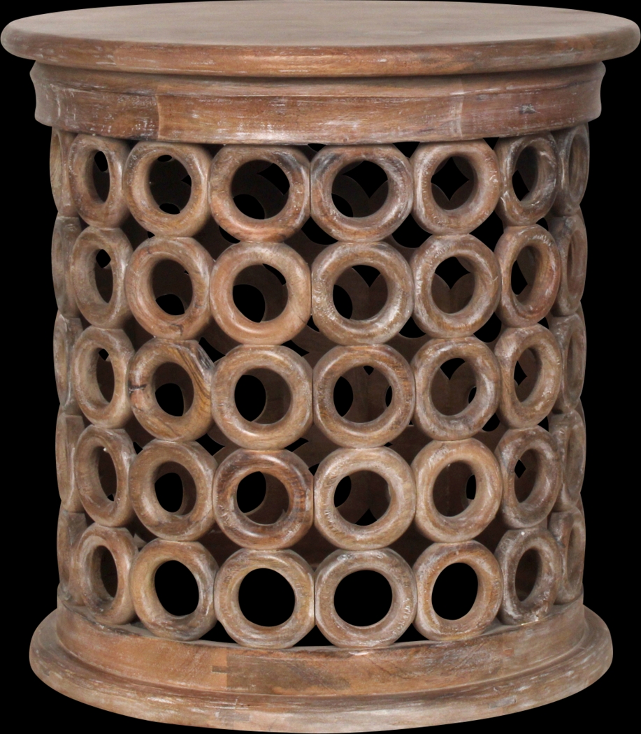 Myres Brown Accent Table - Thumbnail - Image 1