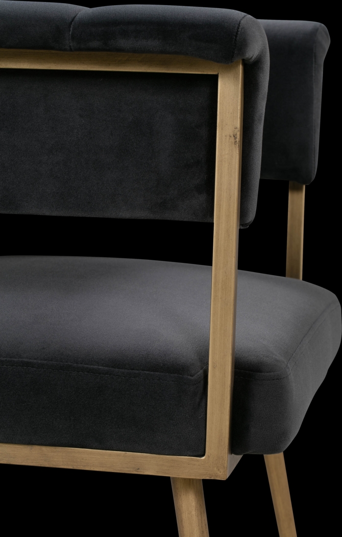 Myriah Gray Arm Chair - Thumbnail - Image 5