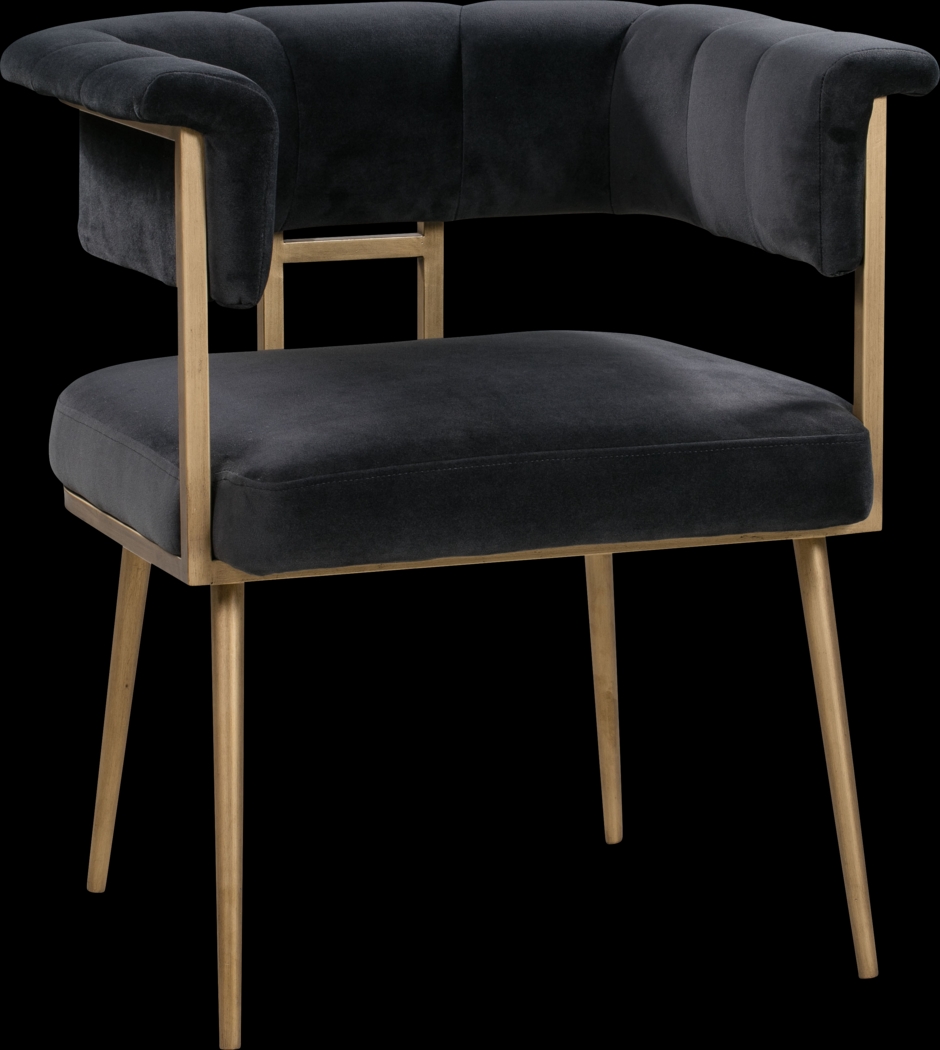 Myriah Gray Arm Chair - Thumbnail - Image 1