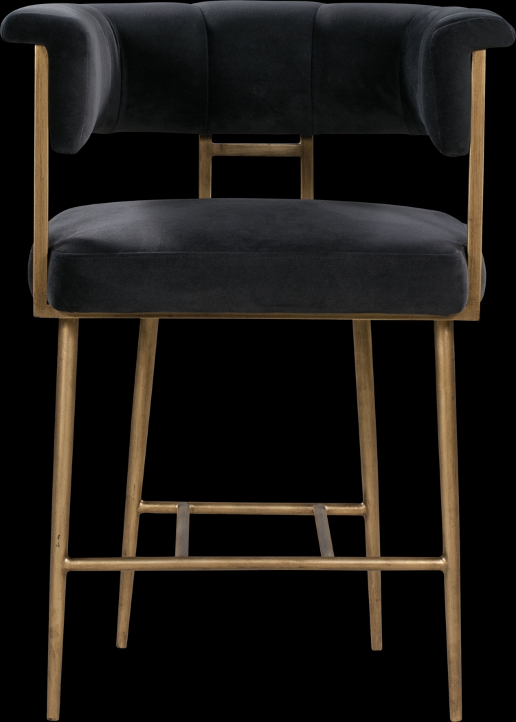 Myriah Gray Counter Height Stool - Thumbnail - Image 2