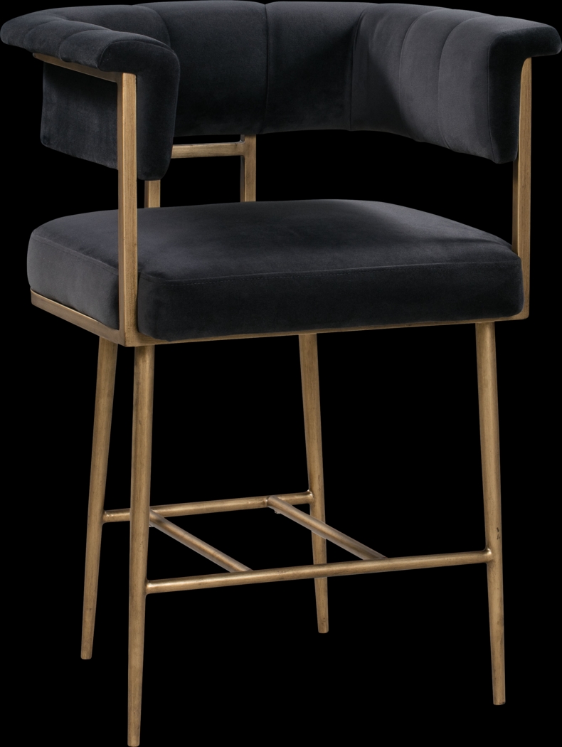 Myriah Gray Counter Height Stool - Thumbnail - Image 1