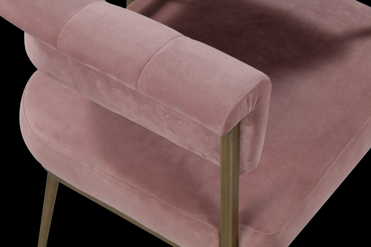 Myriah Mauve Arm Chair - Thumbnail - Image 5