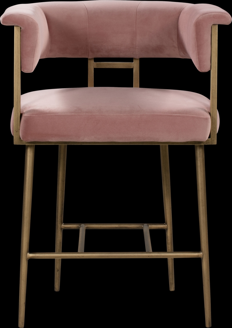 Myriah Mauve Counter Height Stool - Thumbnail - Image 2