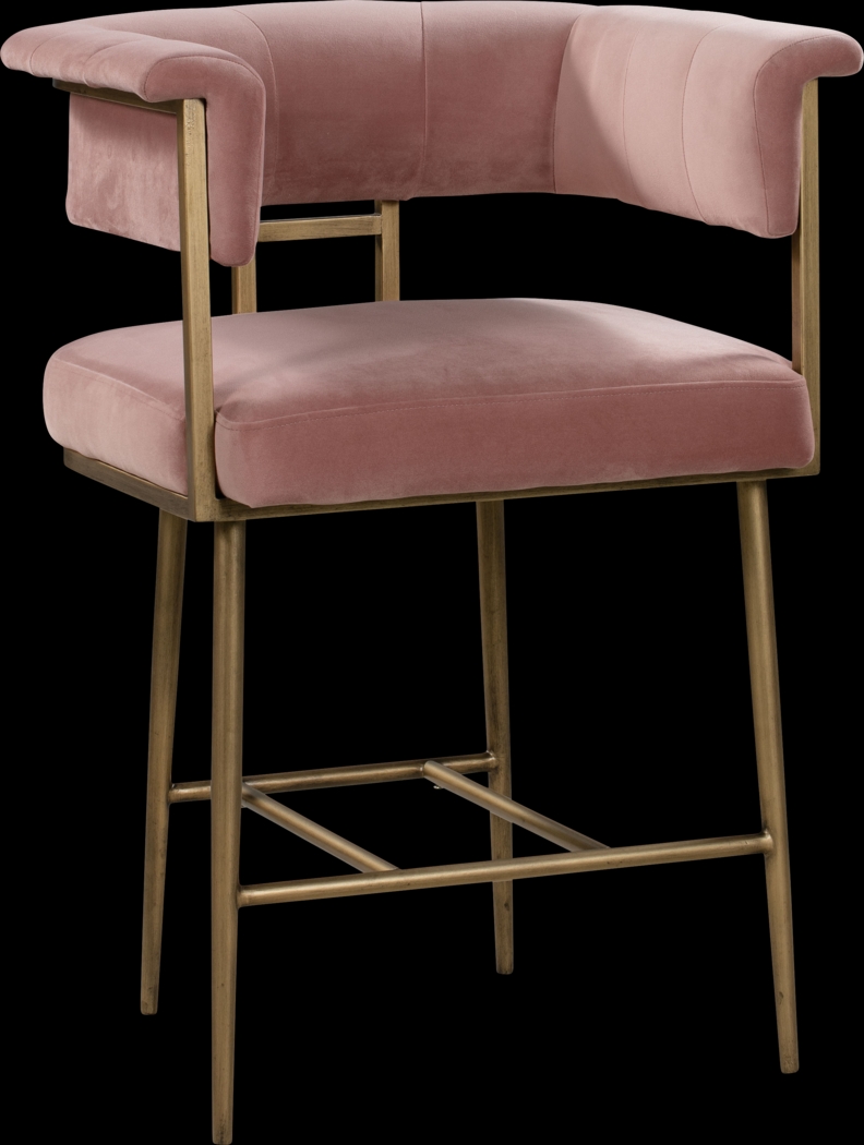 Myriah Mauve Counter Height Stool - Thumbnail - Image 1