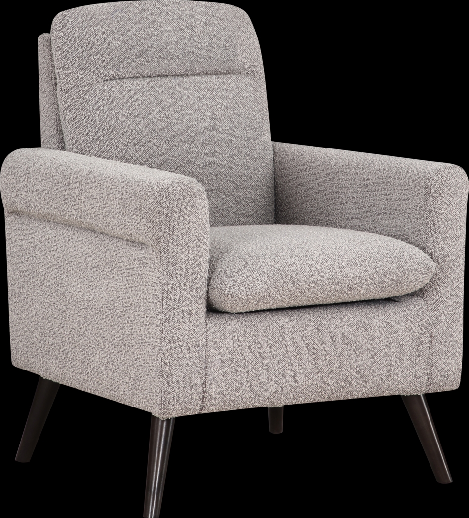 Myrrh Gray Accent Chair - Thumbnail - Image 1