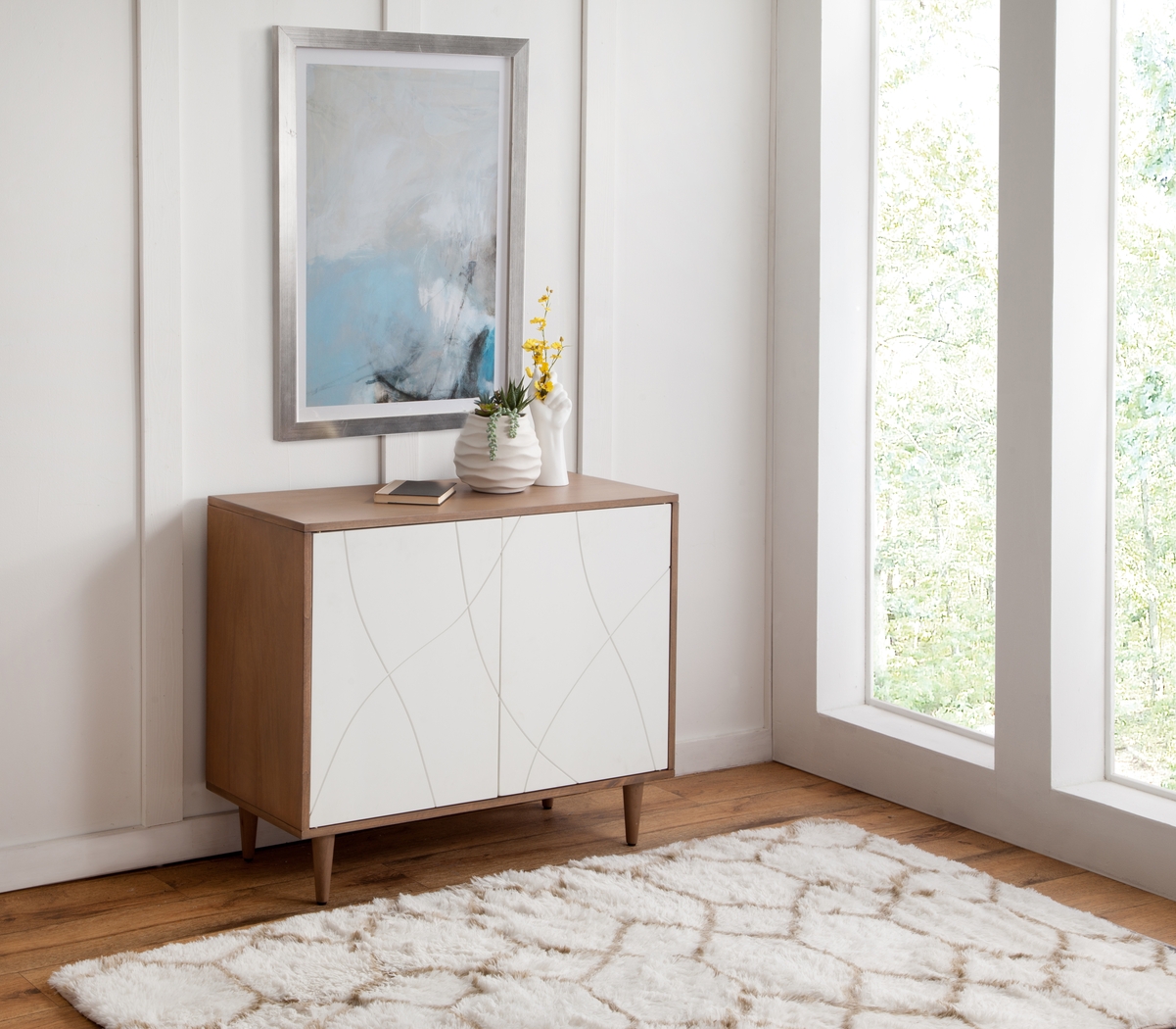 Naavid Natural Accent Cabinet - Thumbnail - Image 2