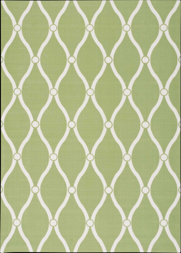 Nabella Green 5' x 8' Indoor/Outdoor Rug - Thumbnail - Image 1