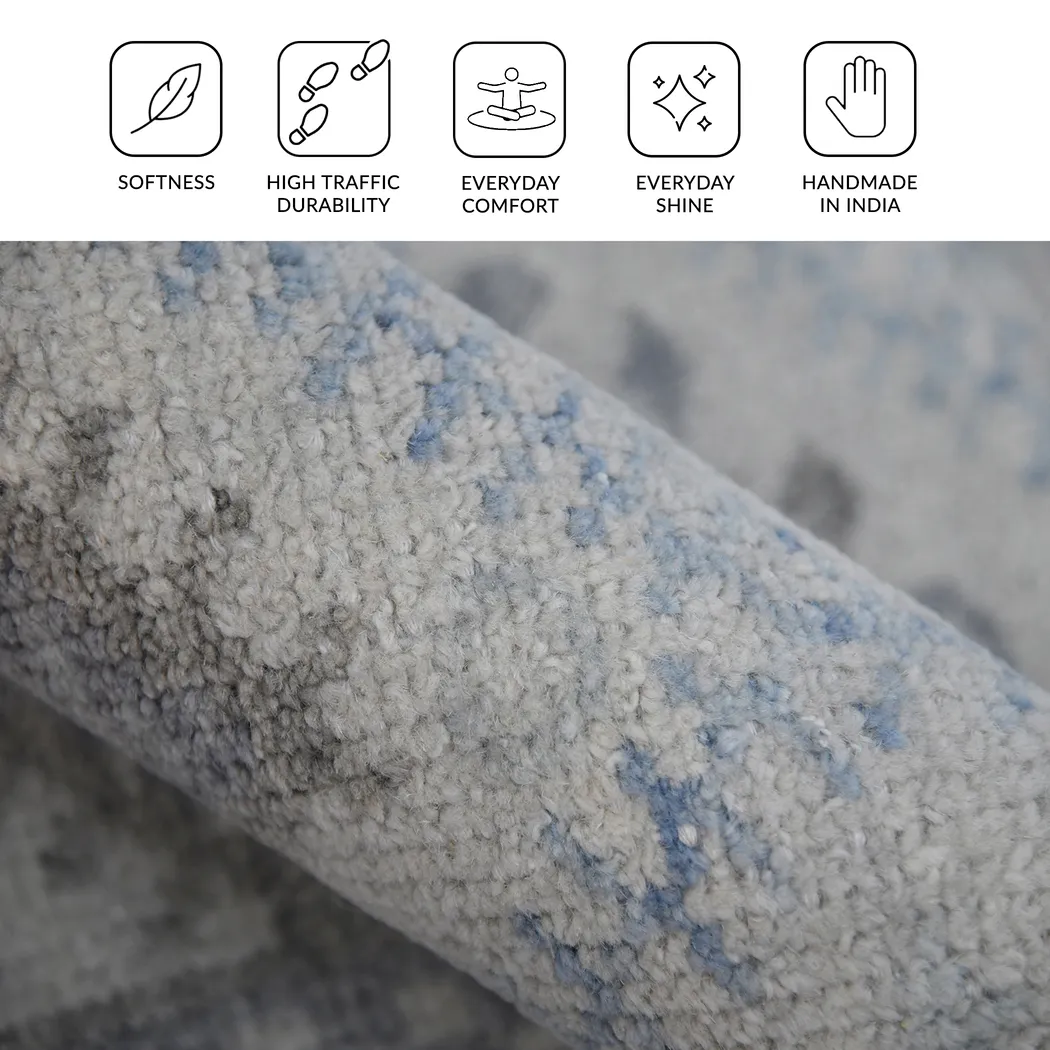 Nabhi Light Gray 10' x 14' Rug - Thumbnail - Image 5