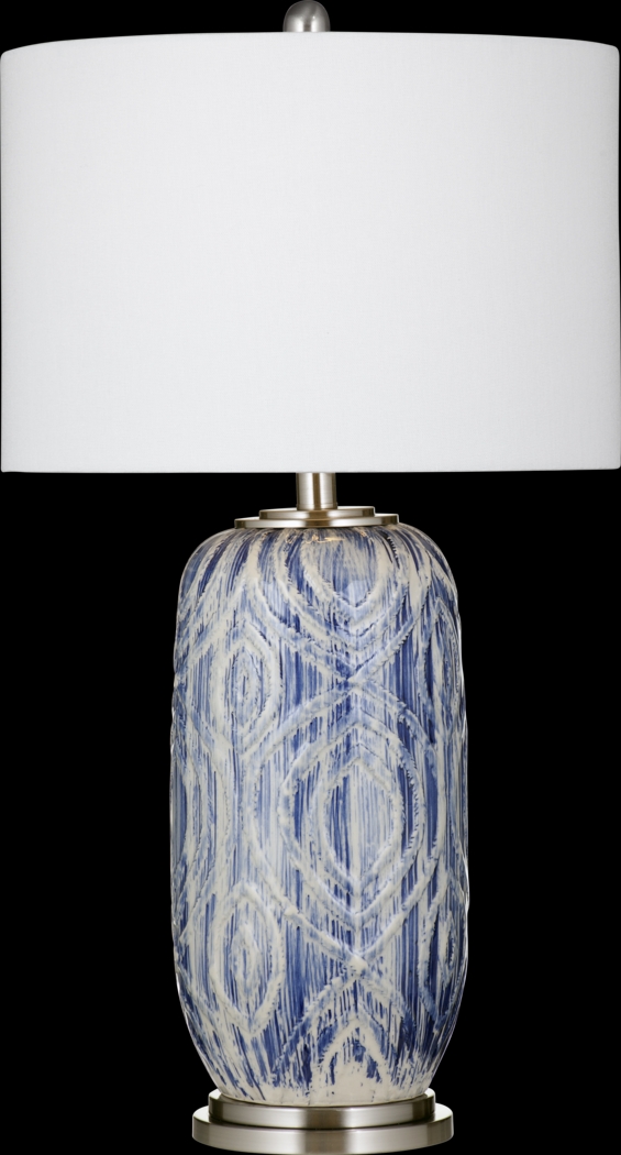Nacoma Oaks Blue Lamp - Thumbnail - Image 1
