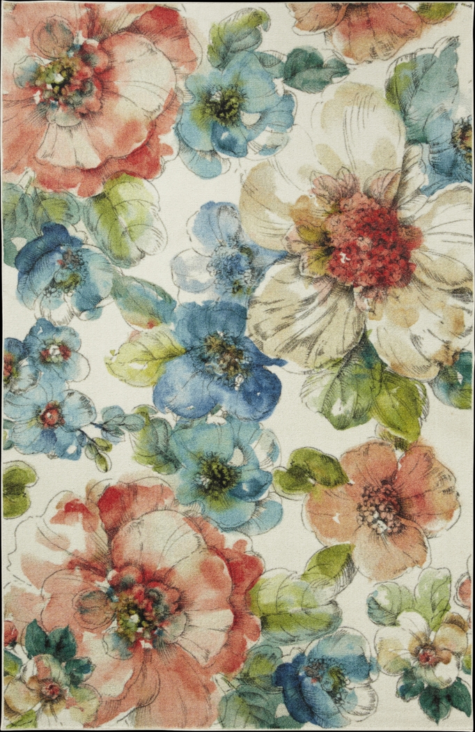 Nadaliah Beige 5' x 8' Rug - Thumbnail - Image 1