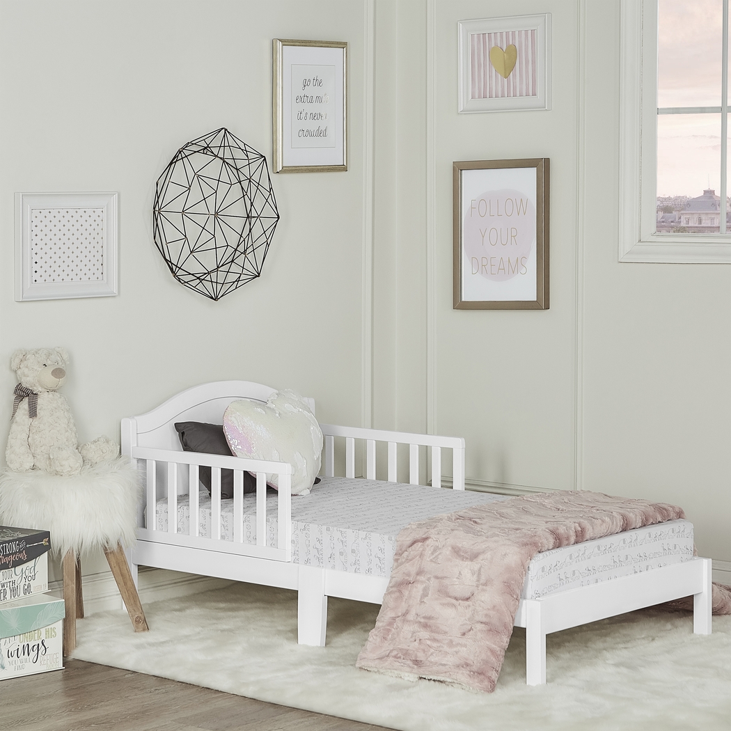Nadeline White Toddler Bed - Thumbnail - Image 5