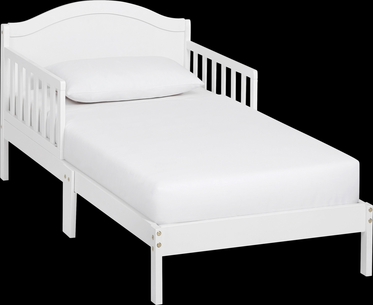 Nadeline White Toddler Bed - Thumbnail - Image 1