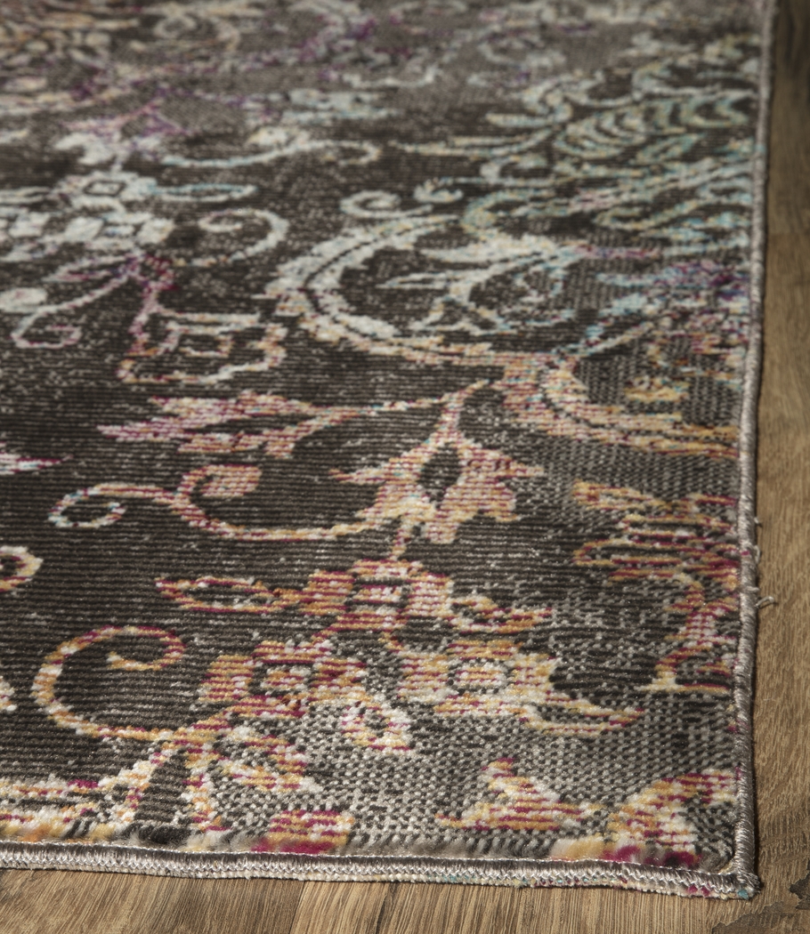 Nadette Charcoal 5' x 7' Rug - Thumbnail - Image 2