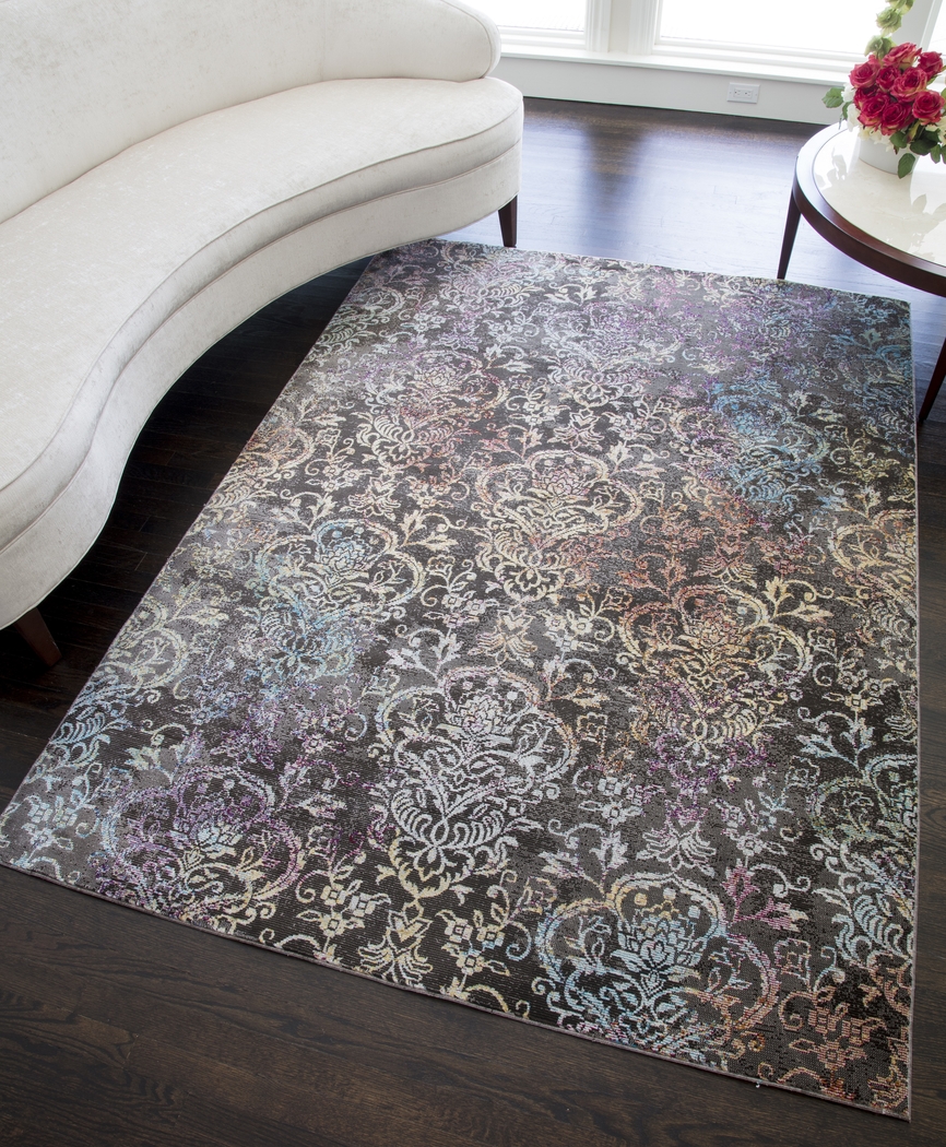 Nadette Charcoal 5' x 7' Rug - Thumbnail - Image 3