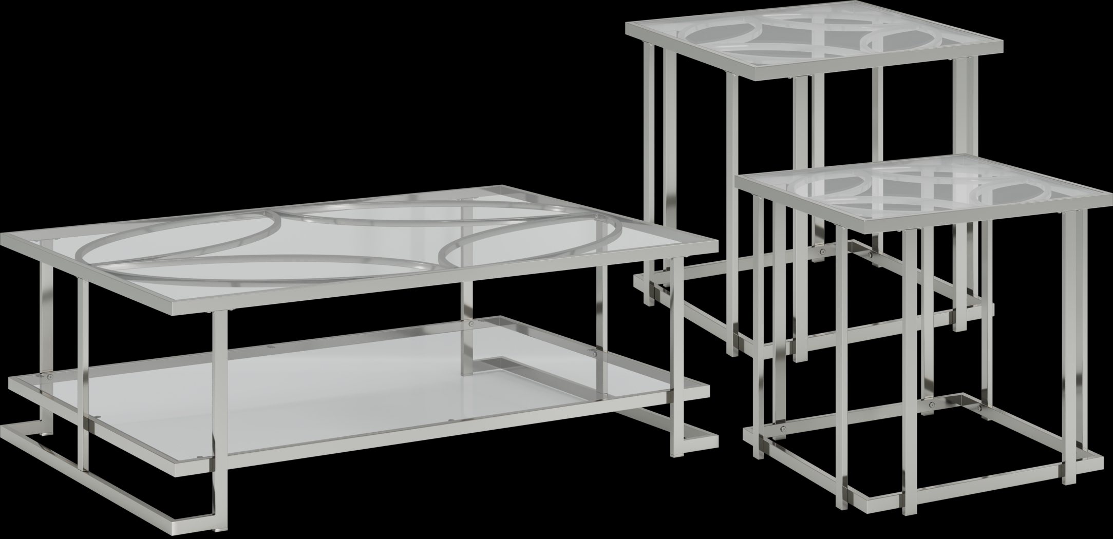 Port Royal Midnight Leather 5 Pc Living Room with Triple Power Reclining Sofa - Thumbnail - Image 12