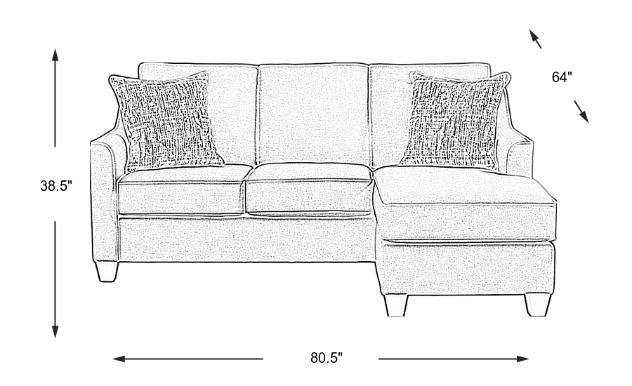 Dimension Image. Please refer to the Dimension Tab on this page for dimension details.