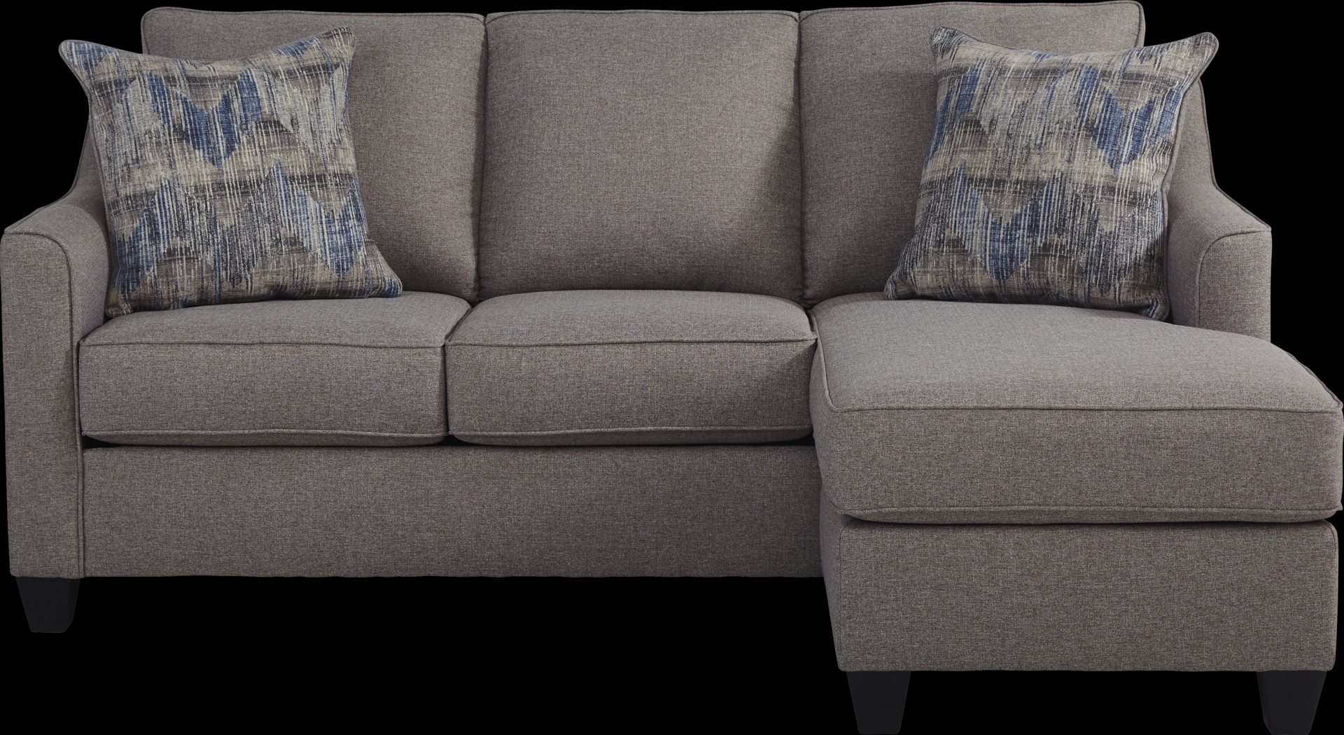 Nadler Gray Sofa Chaise - Thumbnail - Image 1