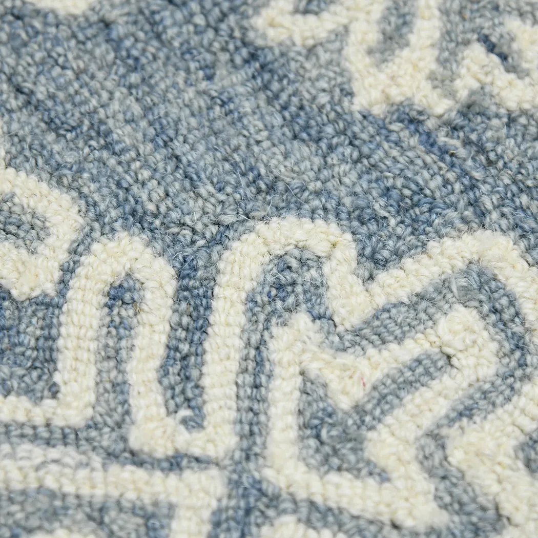 Nadra Blue 5' x 7'6 Rug - Thumbnail - Image 3